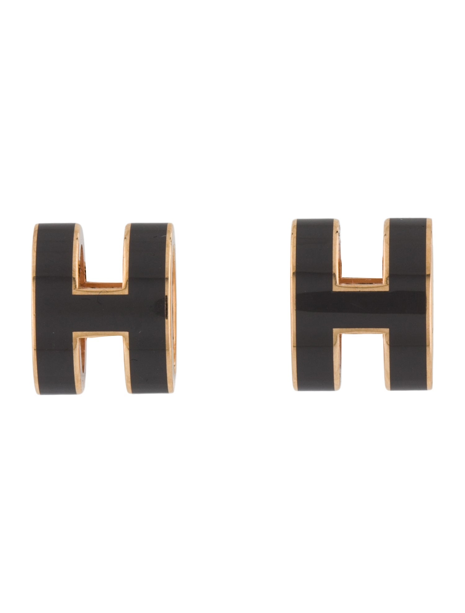 Hermès Enamel Pop H Stud Earrings