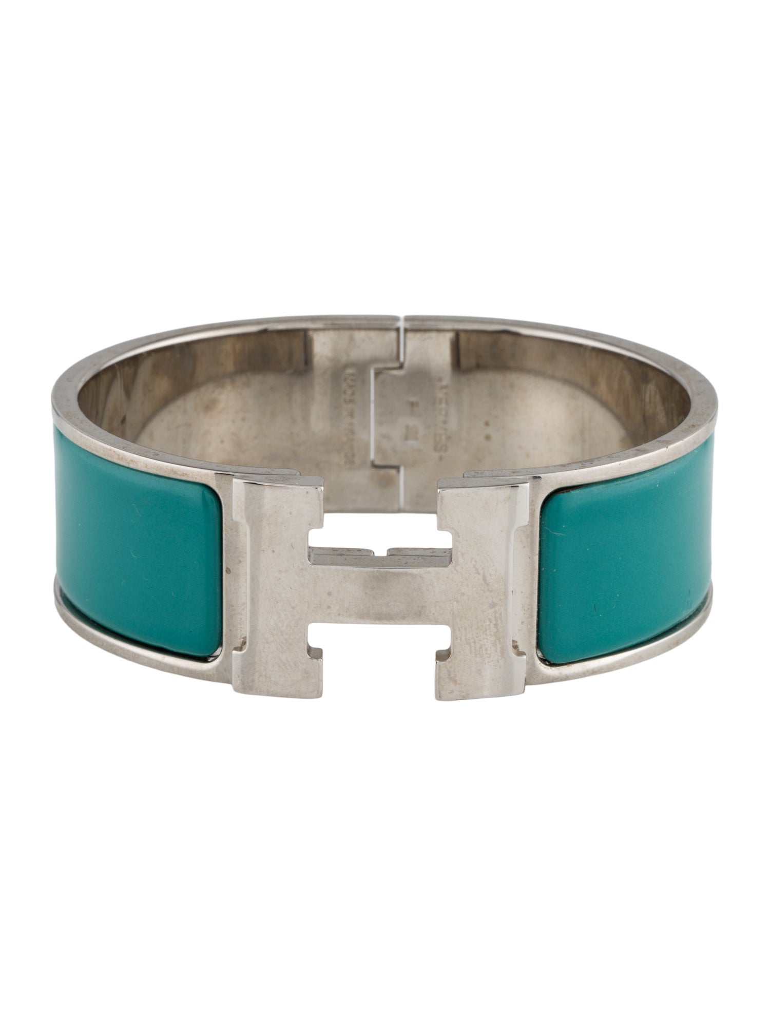 Hermès Clic Clad H Enamel Hinged Bangle