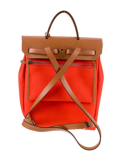 Hermès Toile Officier Herbag a Dos Zip Tilt Backpack