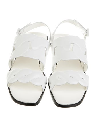 Hermès Grace Chaîne d'Ancre Insignia Slingback Sandals