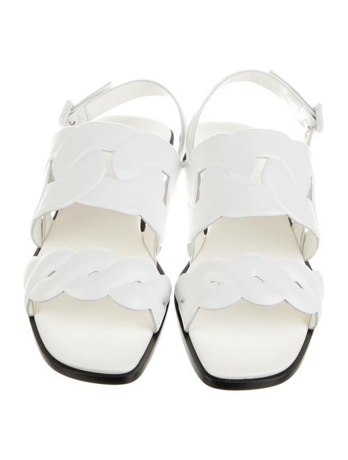 Hermès Grace Chaîne d'Ancre Insignia Slingback Sandals