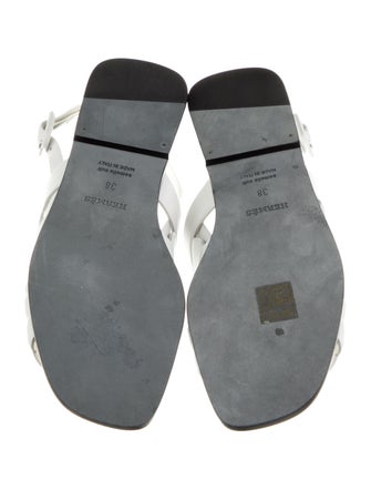 Hermès Grace Chaîne d'Ancre Insignia Slingback Sandals