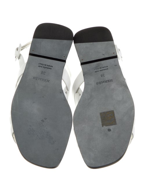 Hermès Grace Chaîne d'Ancre Insignia Slingback Sandals