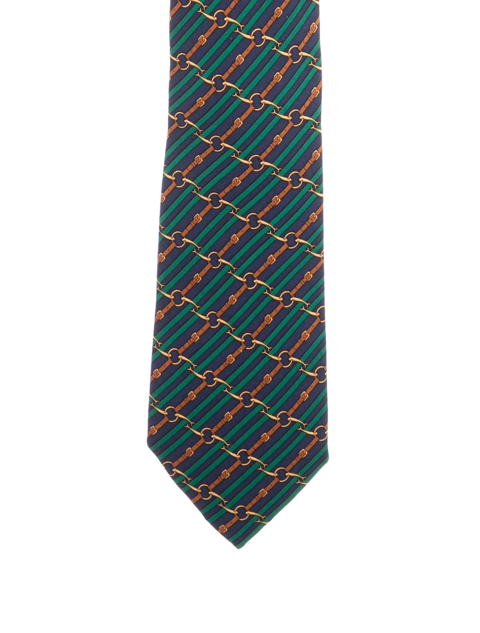 Hermès Silk Pattern Tie