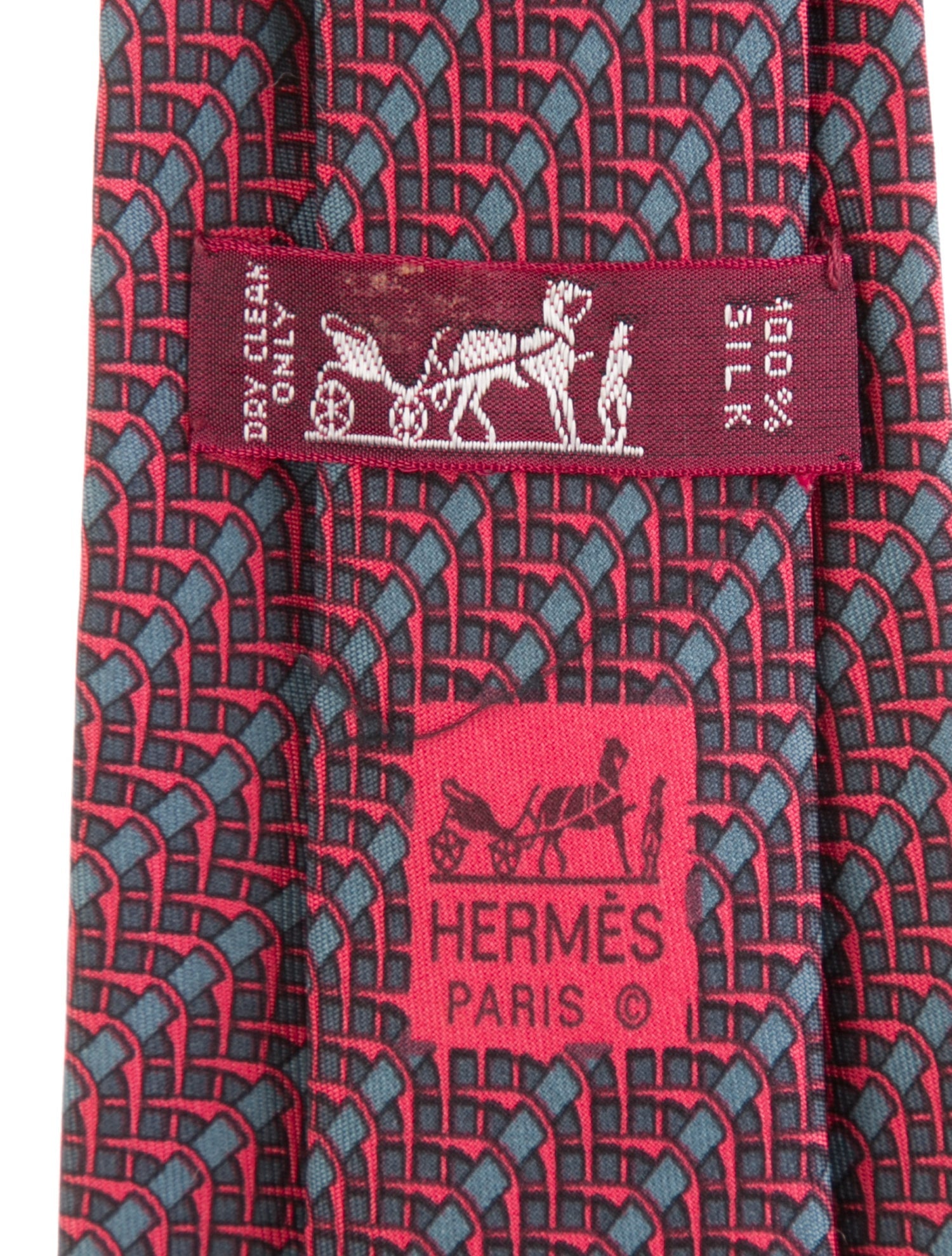 Hermès Silk Pattern Tie