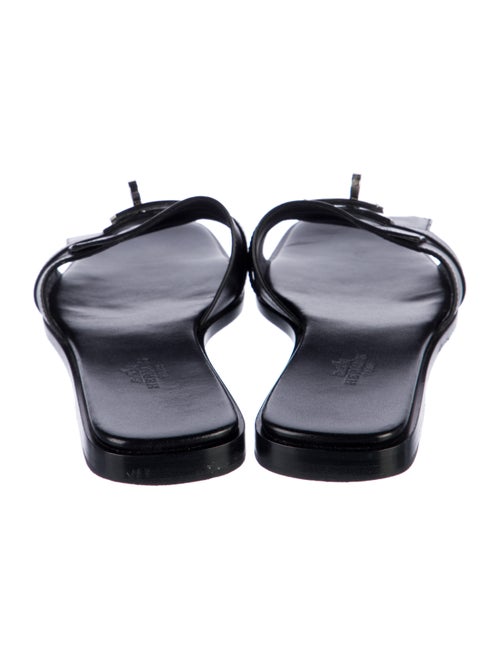 Hermès Giulia Leather Slides