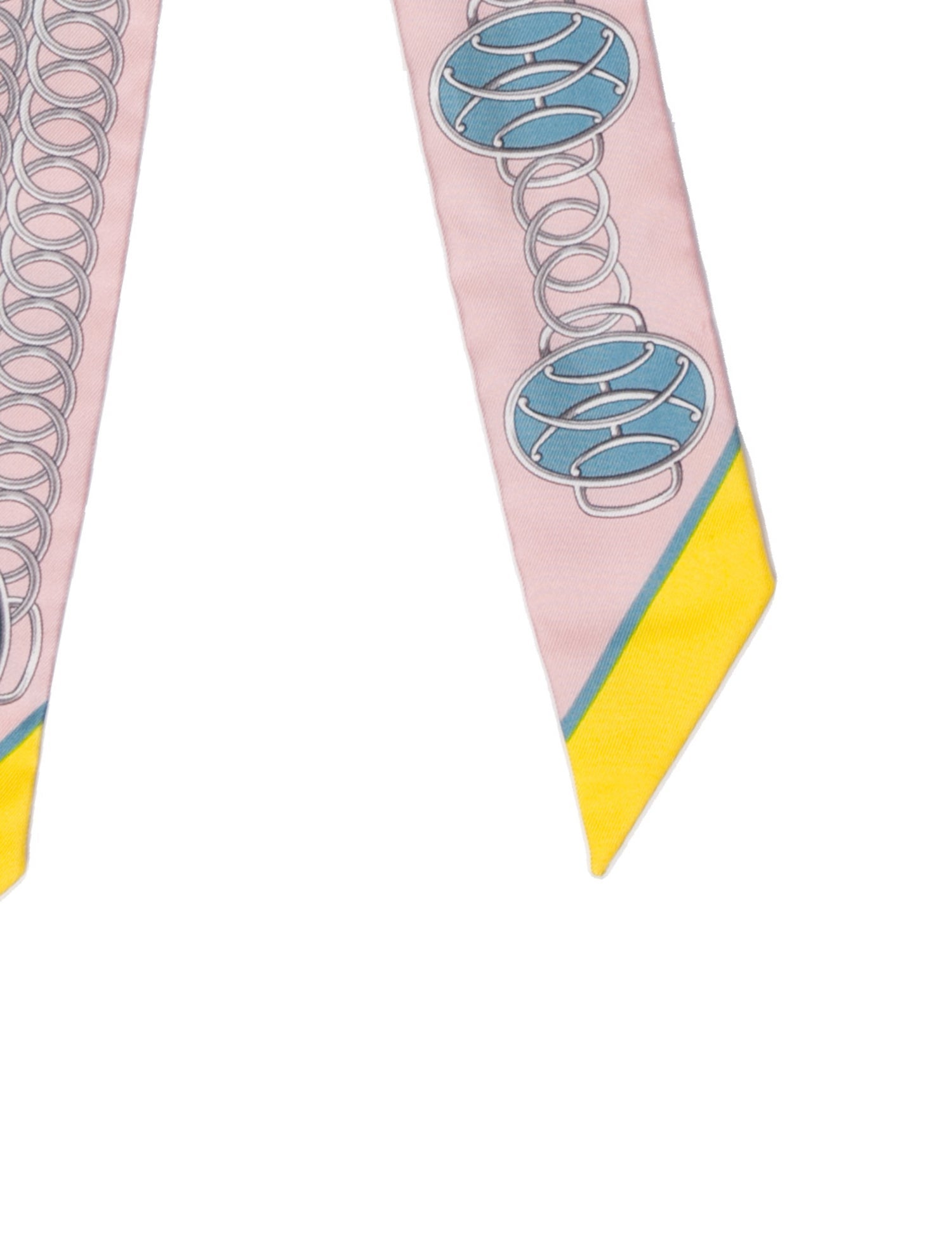 Hermès Lift Profile Silk Twilly Scarf