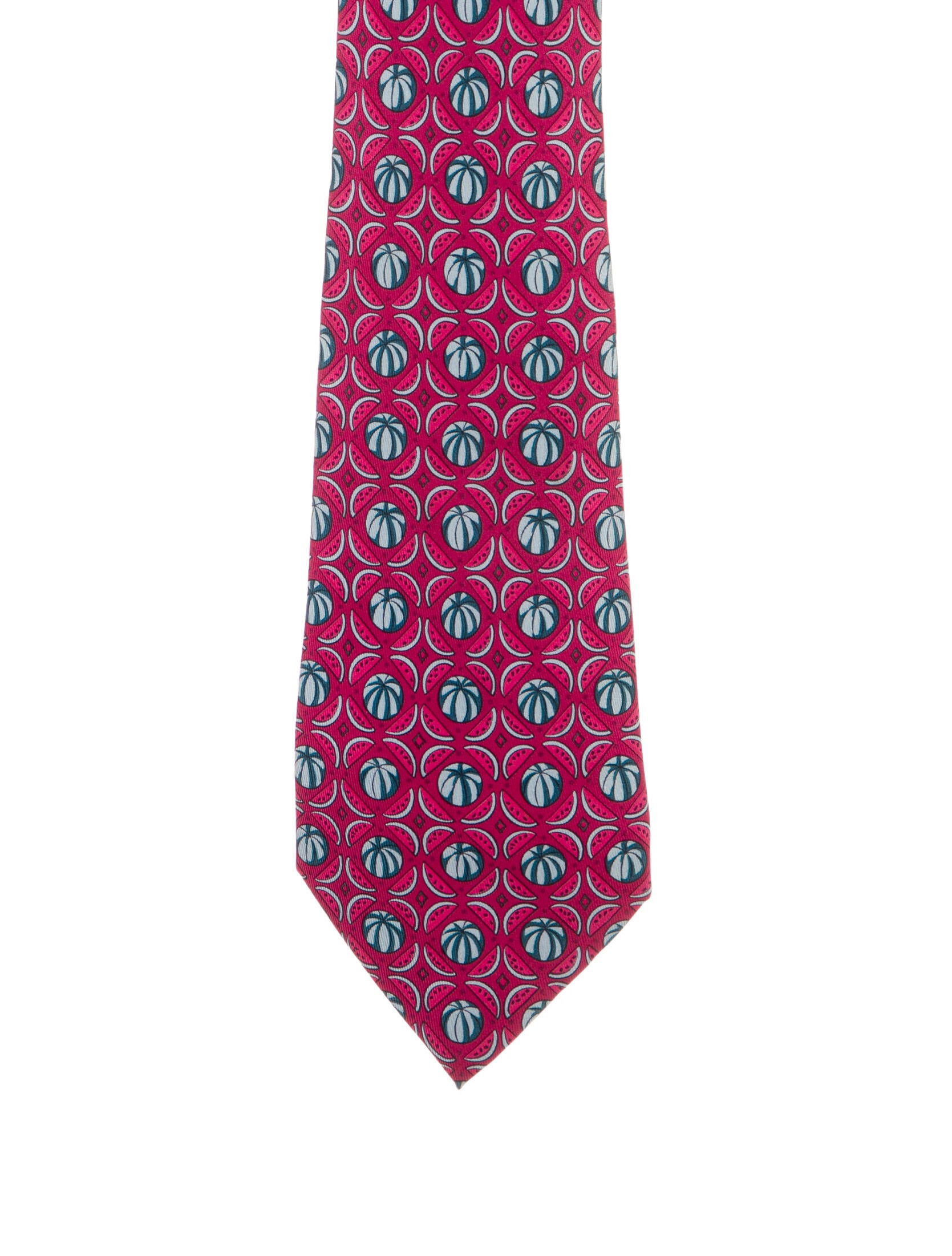Hermès  Hermès Silk Patterned Tie
