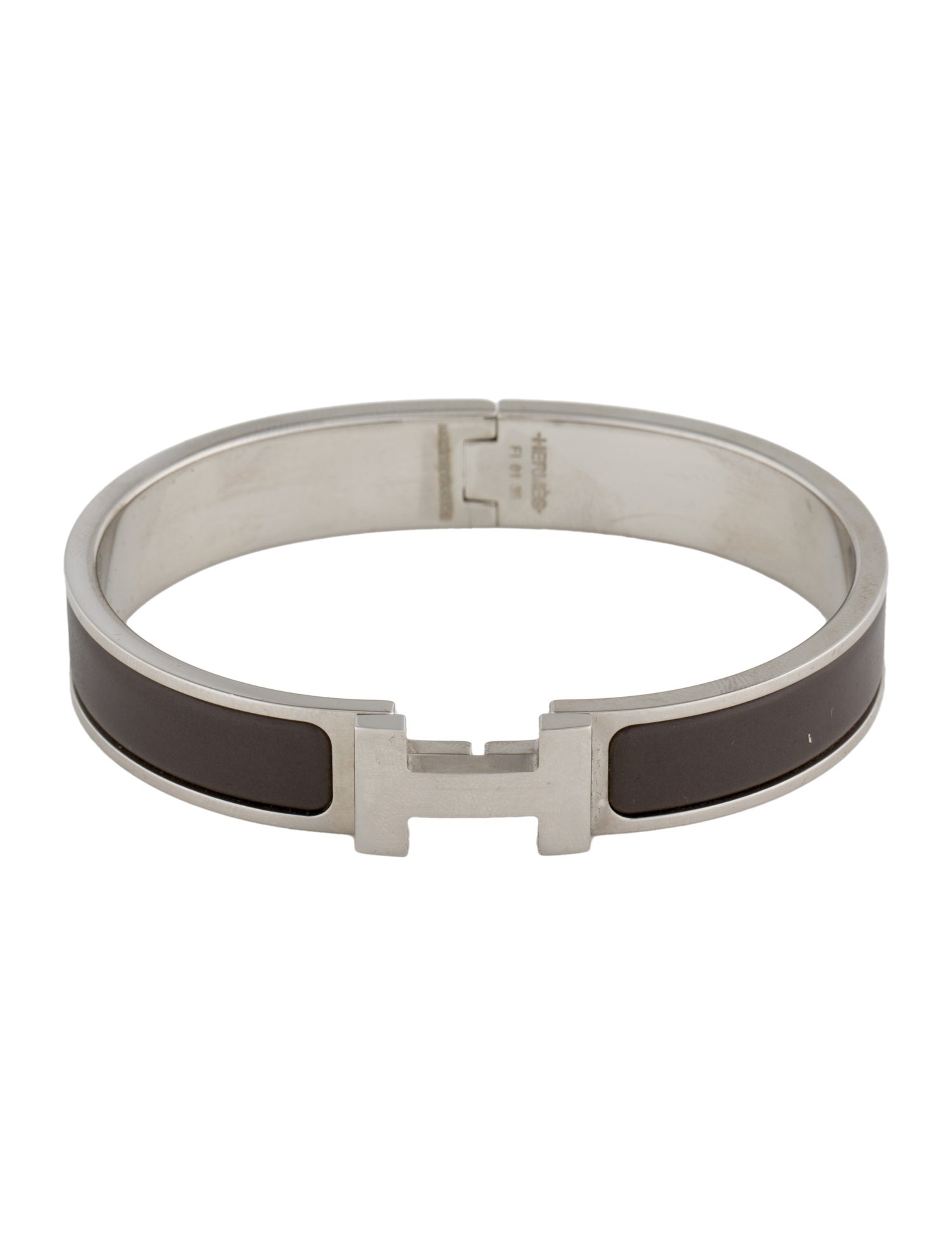 Hermès Enamel Clic H Bangle