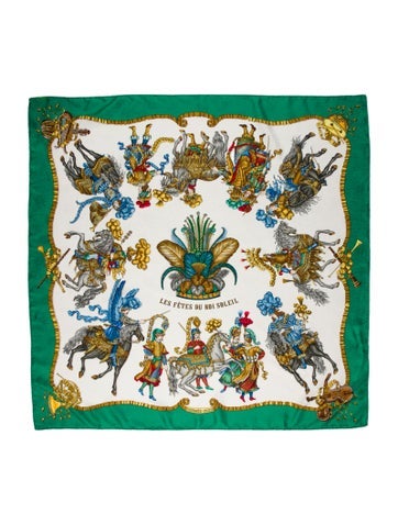 Hermès Scarves and Shawls Cavaliers Peuls Silk Scarf 90cm