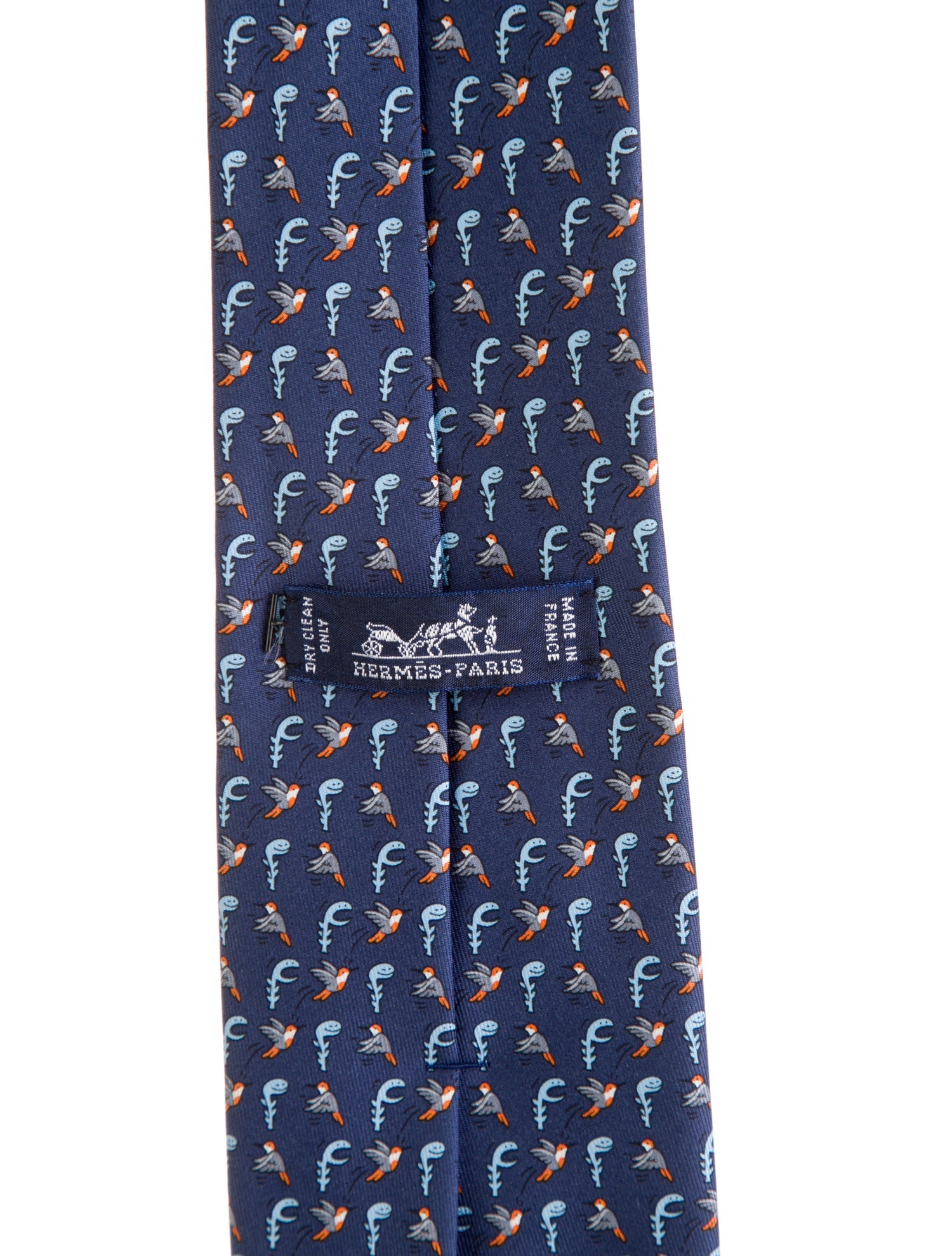 Hermès Silk Patterned Tie