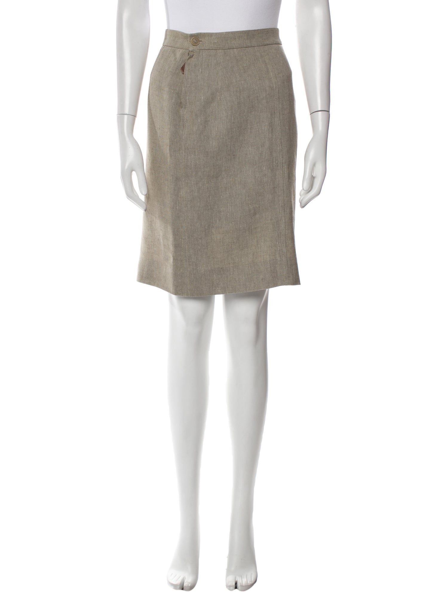 Hermès Vintage Knee-Length Skirt