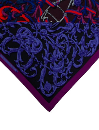 Hermès Le Mors "A La Conétable" Cashmere Shawl