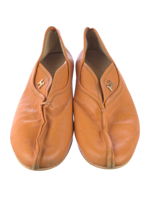 Hermès Leather Ballet Flats