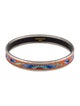 Hermès Enamel Narrow Bangle Bracelet