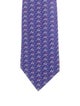 Hermès patterned silk tie