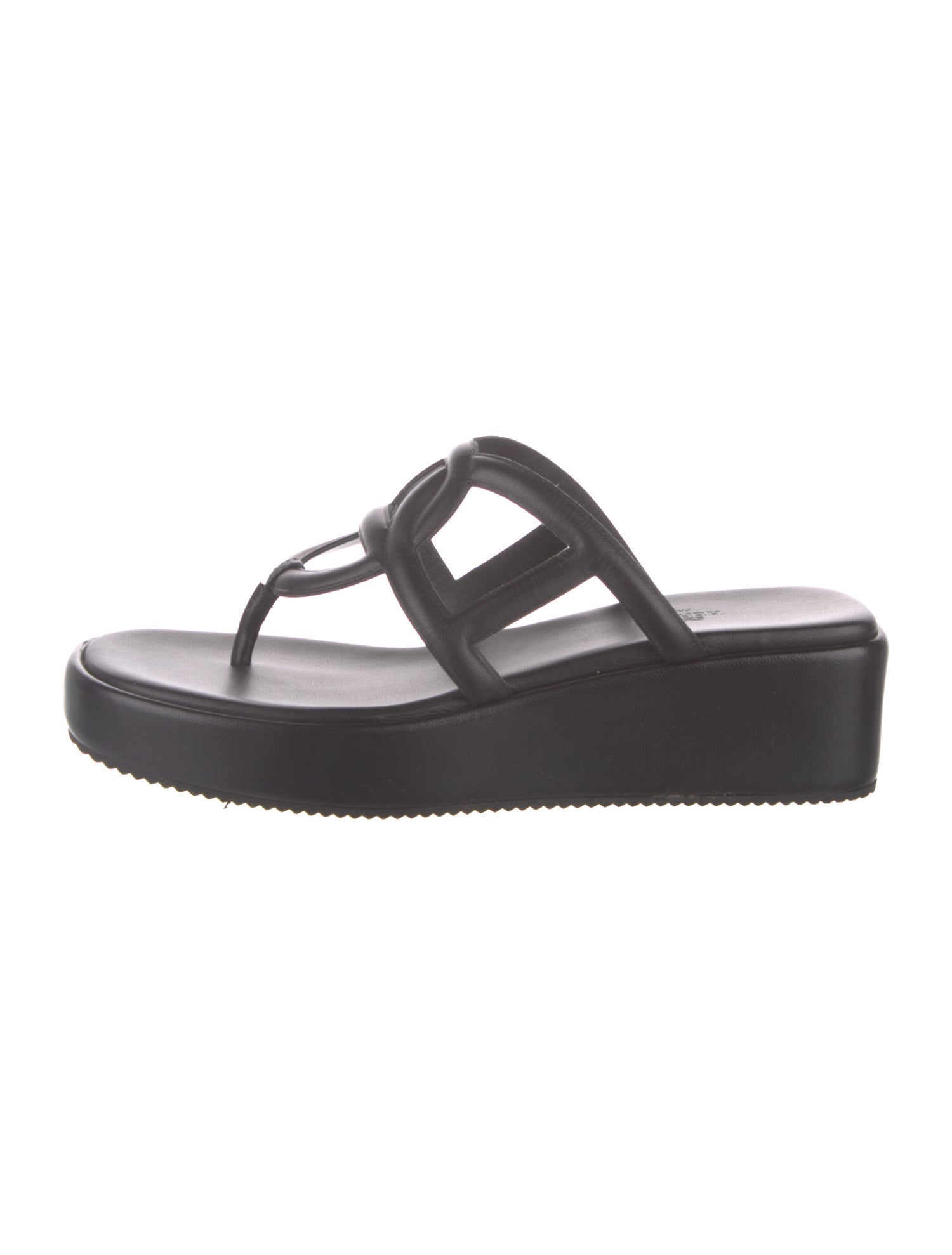 Hermès Gipsy Leather Slides