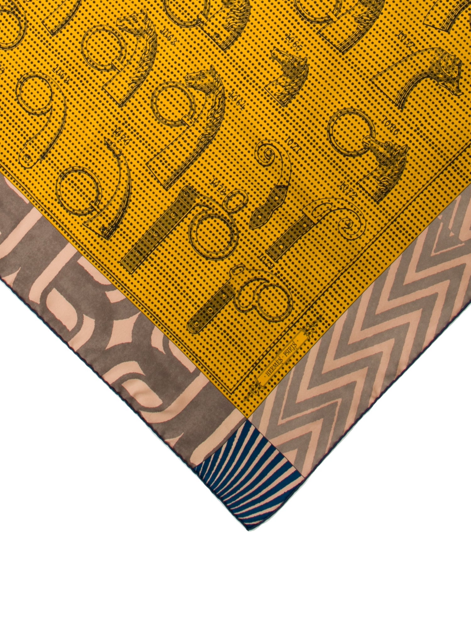 Hermès Manufacture de Boucle Wash Scarf Silk Scarf