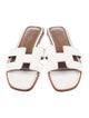 Hermès Oran Leather Slides