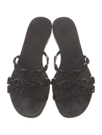 Hermès Chaine d'Ancre Rivage Rubber Slides