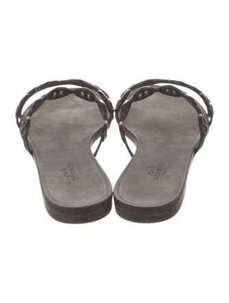 Hermès Chaine d'Ancre Rivage Rubber Slides