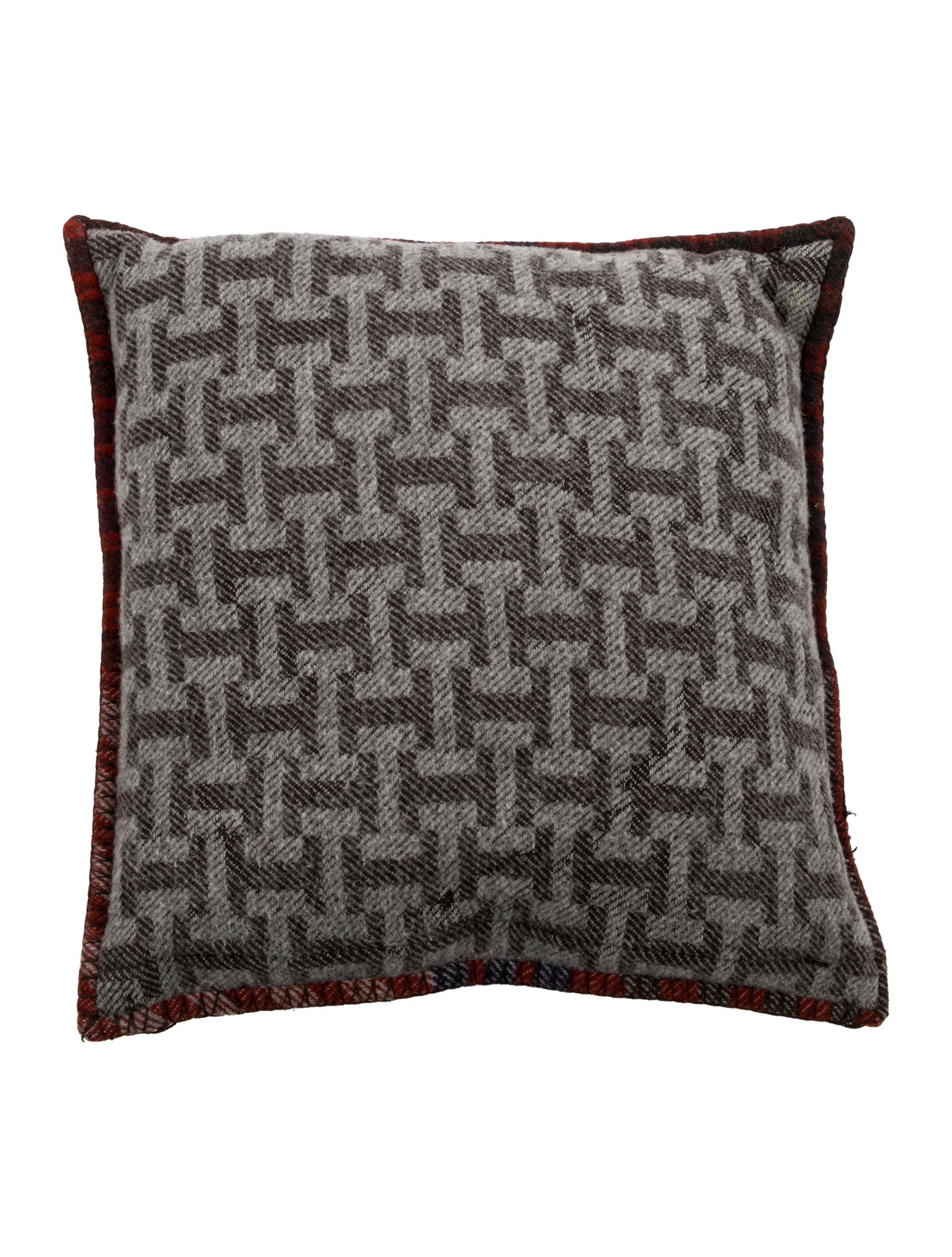 Hermès Escapade Wool Throw Pillow
