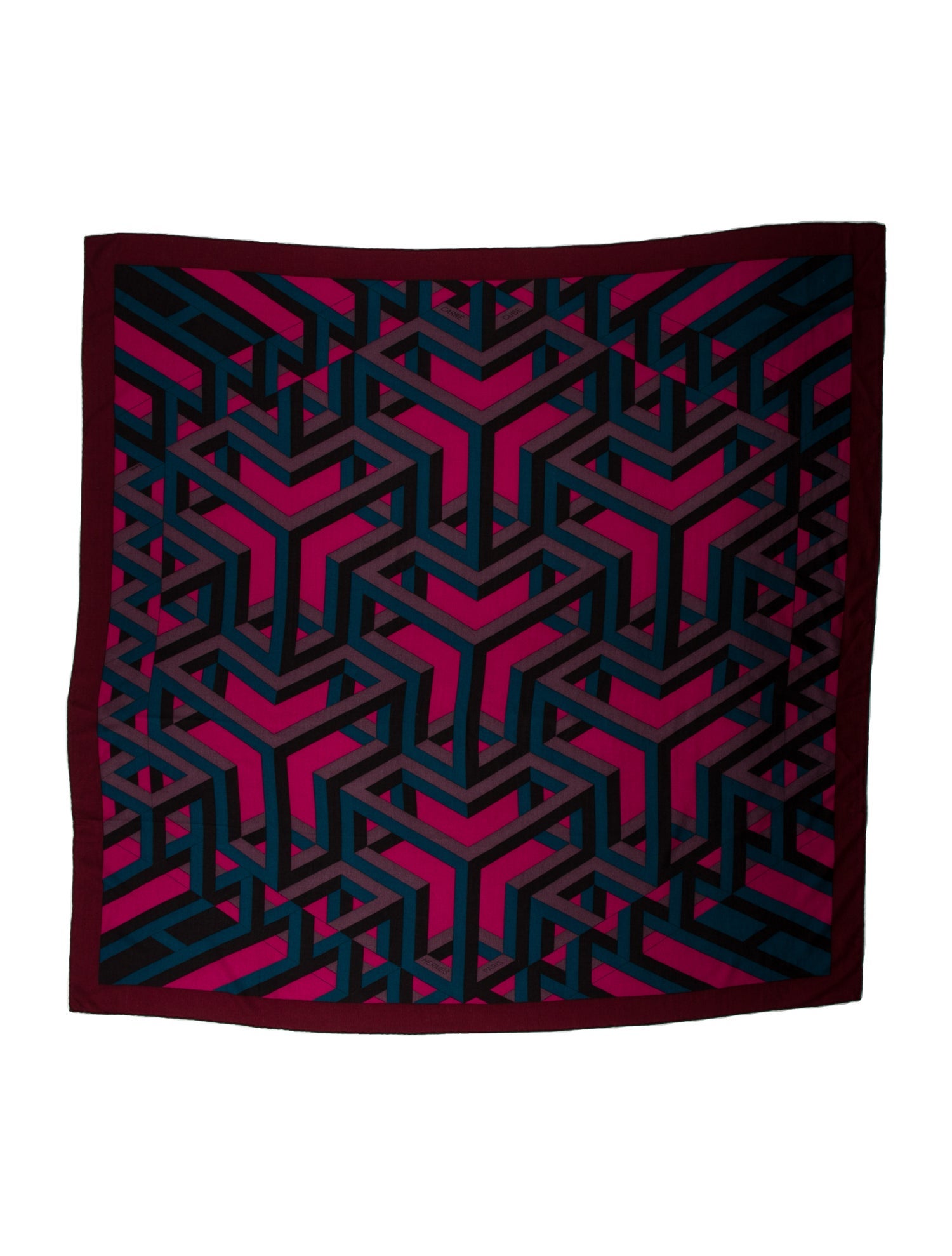 Hermès Carre Cube Cashmere Scarf