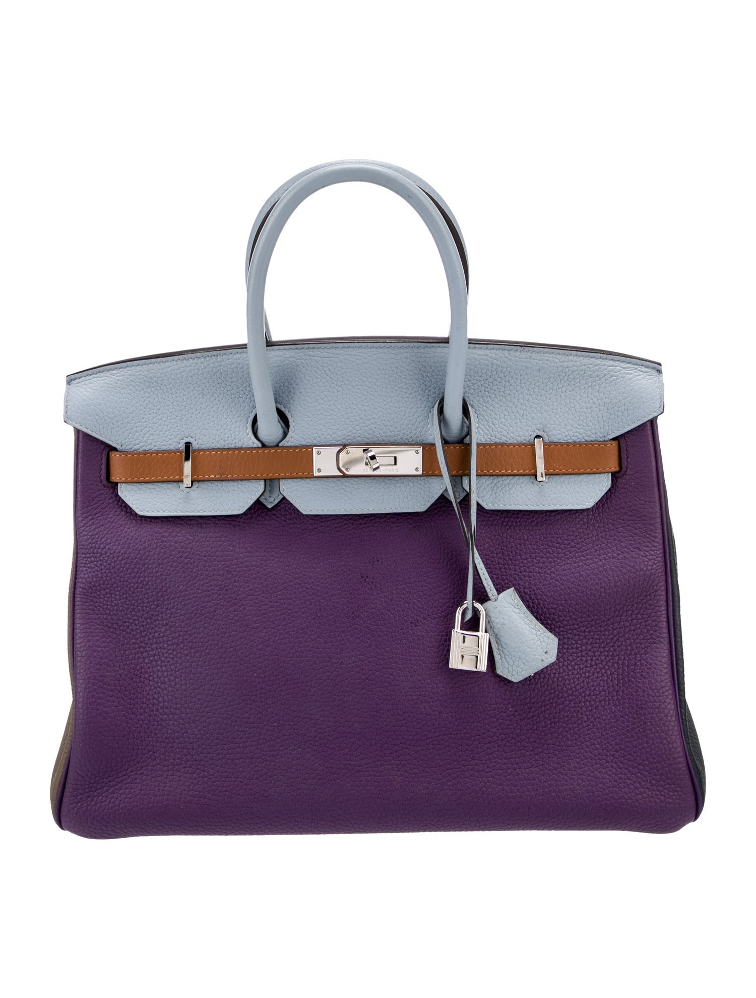 Hermès Clemence Arlequin Birkin 35