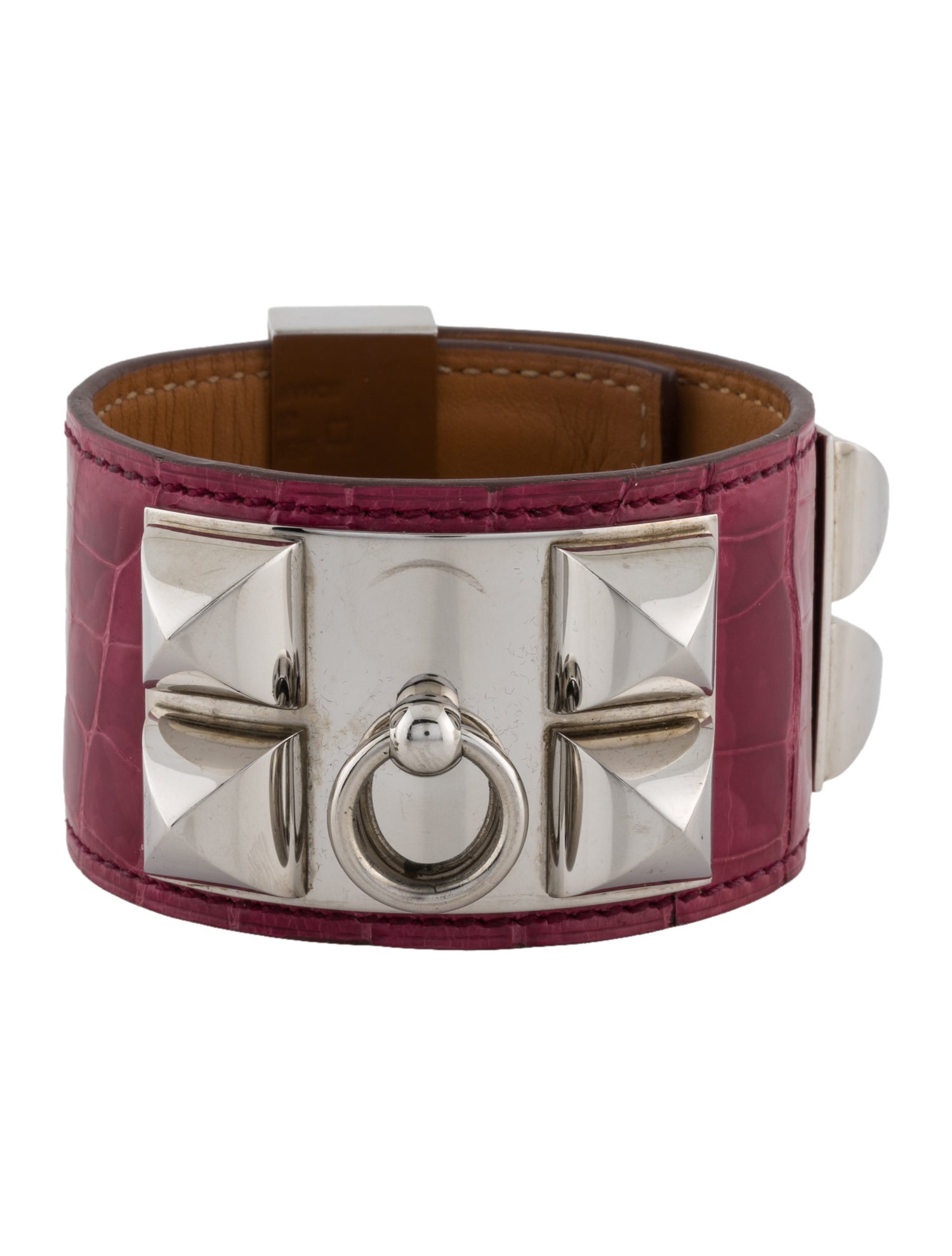 Hermès Alligator Collier de Chien Wrap Bracelet