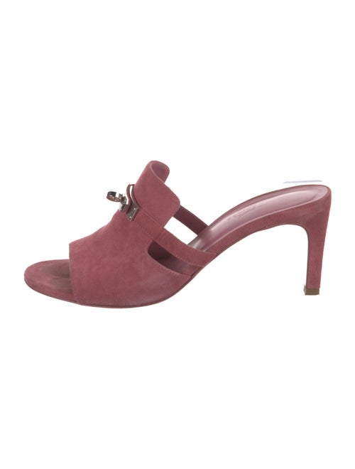 Hermès Cute Suede Slides