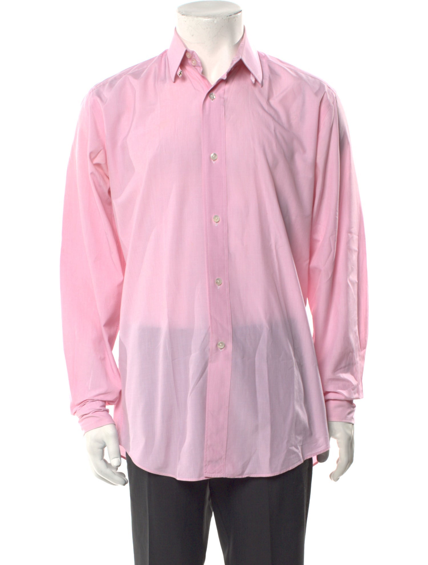 Hermès Long Sleeve Dress Shirt