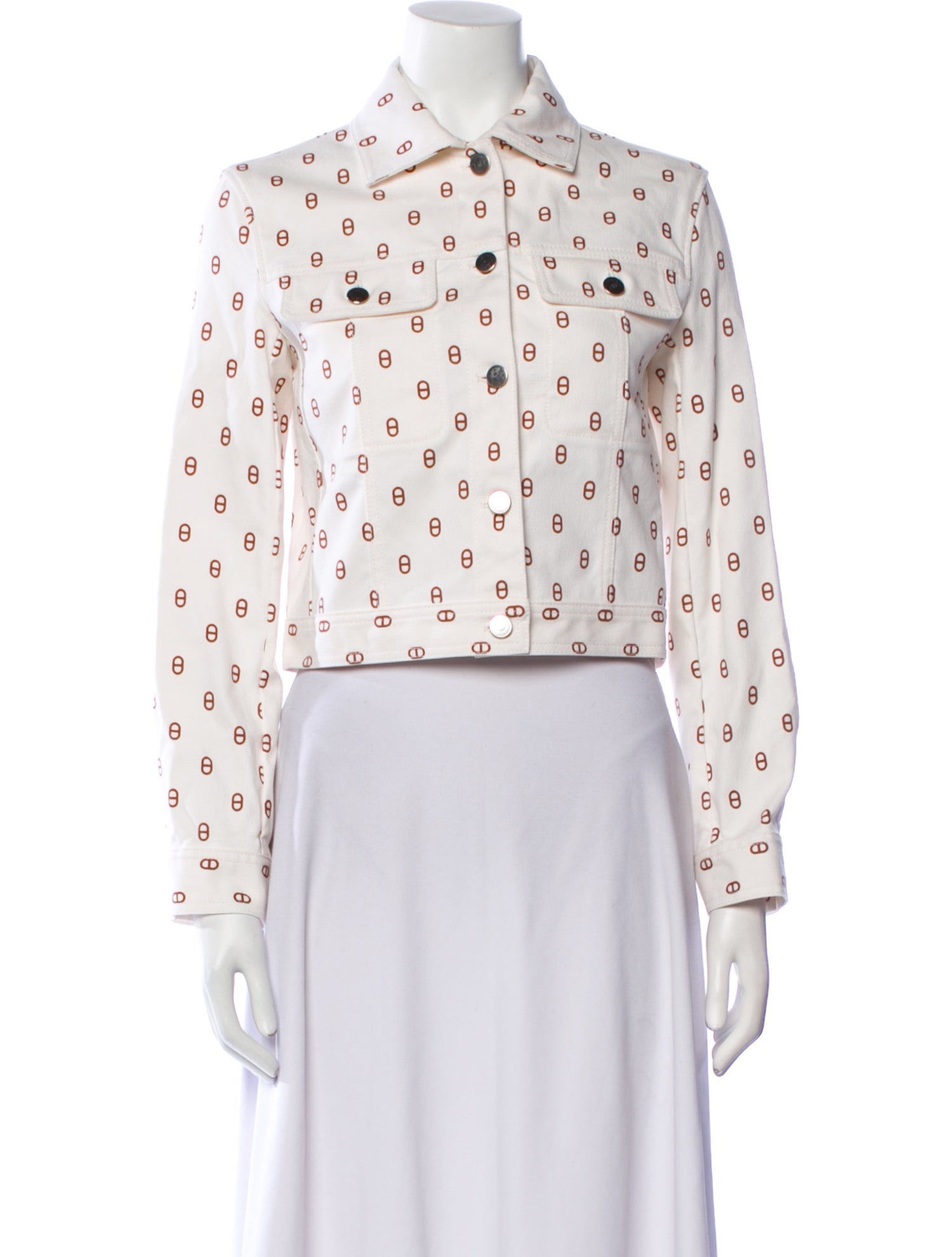 Hermès Printed Denim Jacket