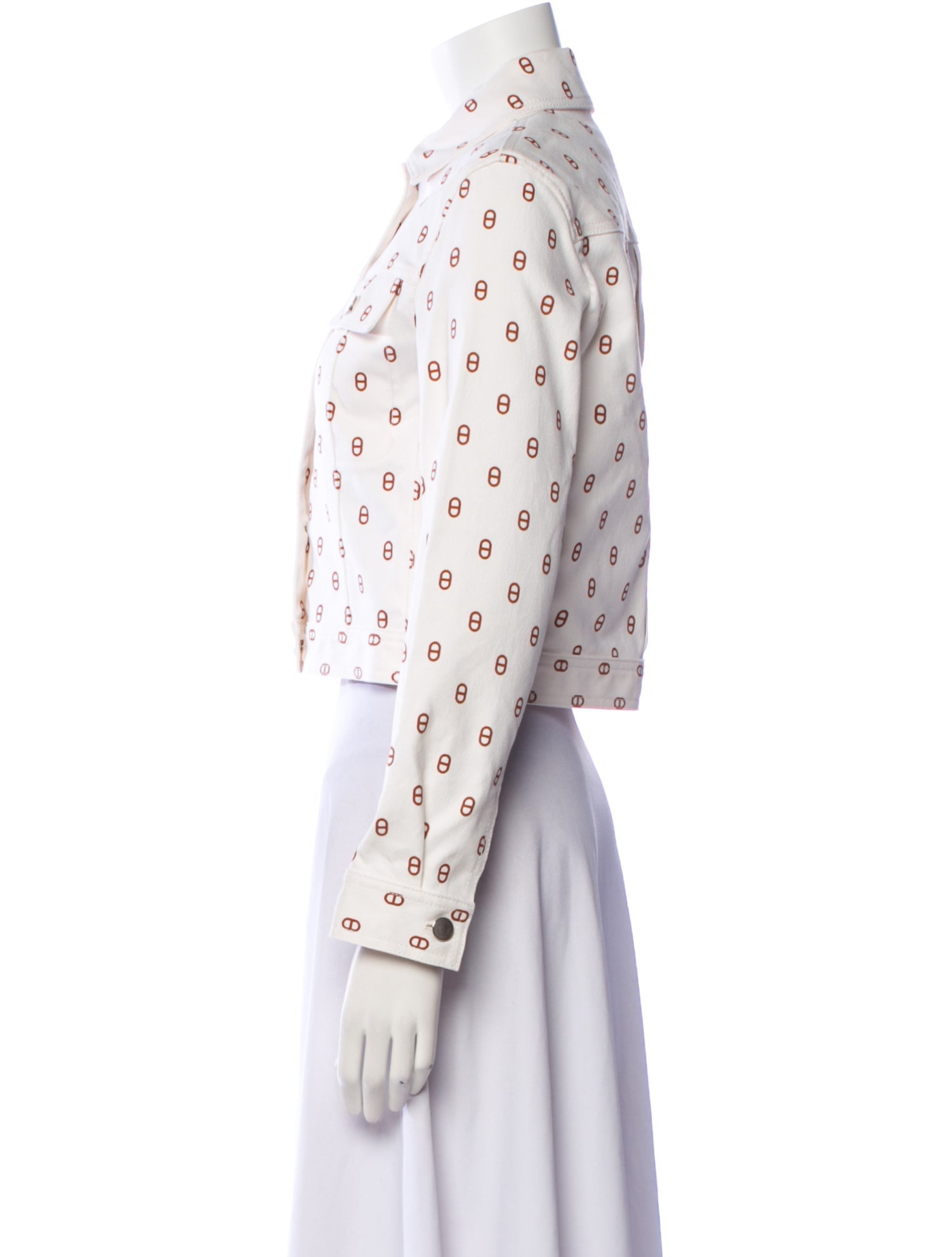 Hermès Printed Denim Jacket