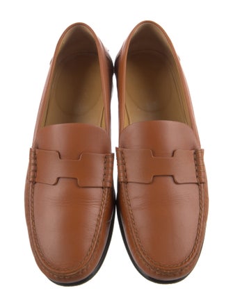 Hermès Kennedy H Logo Loafers