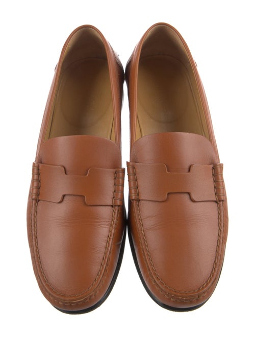 Hermès Kennedy H Logo Loafers