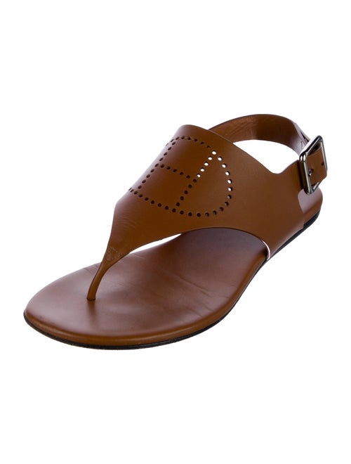 Hermès Kola H Logo Slingback Sandals