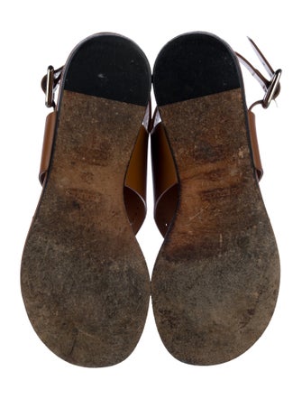 Hermès Kola H Logo Slingback Sandals