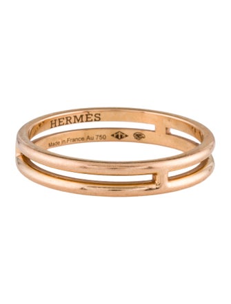 Hermès 18K Ariane Wedding Band Ring