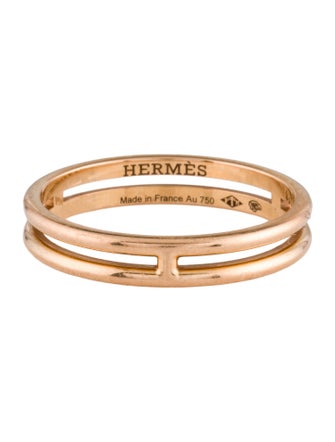 Hermès 18K Ariane Wedding Band Ring