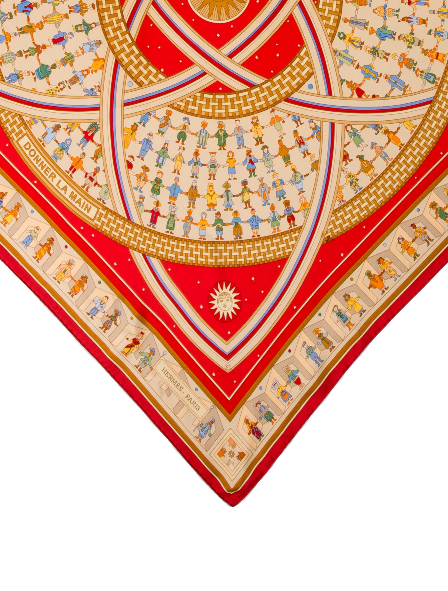Hermès Donner La Main Silk Scarf