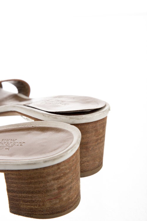 Hermès Oasis Leather Slides