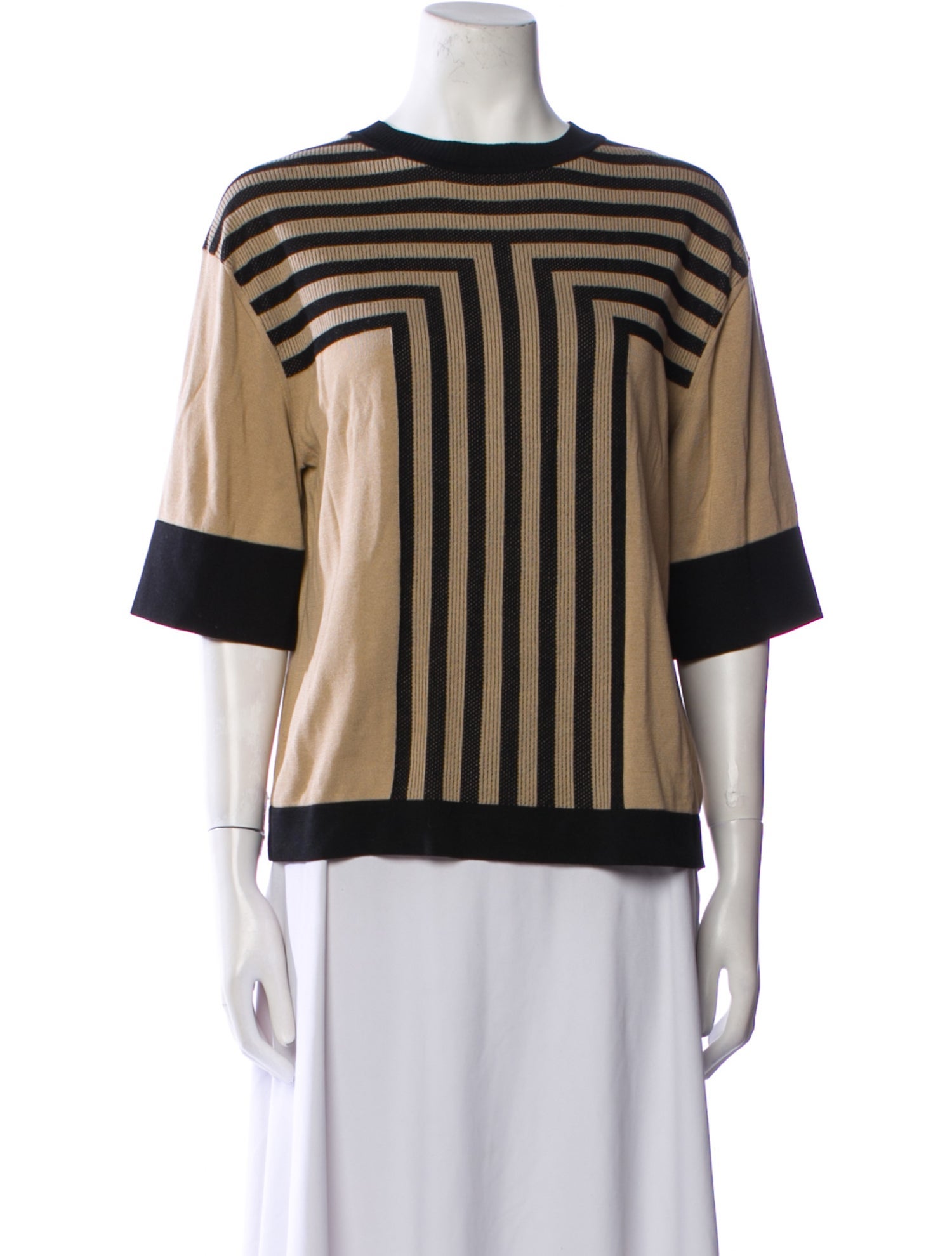 Hermès Silk Striped Sweater