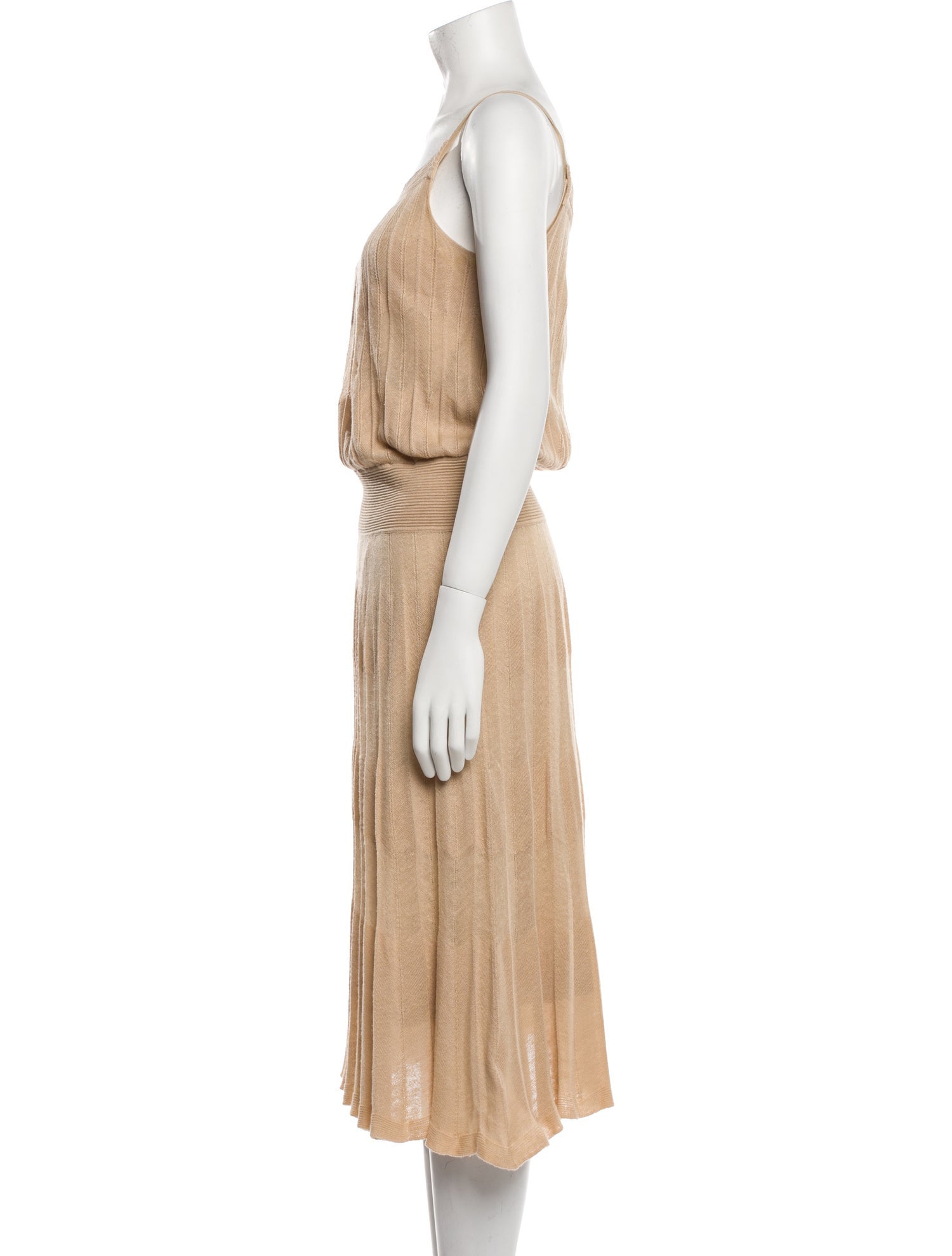 Hermès Linen Midi Length Dress