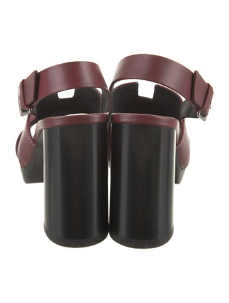 Hermès Eris 90 H Logo Slingback Sandals