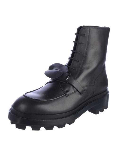 Hermès Funk Leather Lace-Up Boots