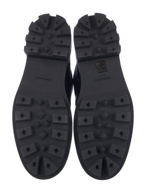 Hermès Funk Leather Lace-Up Boots