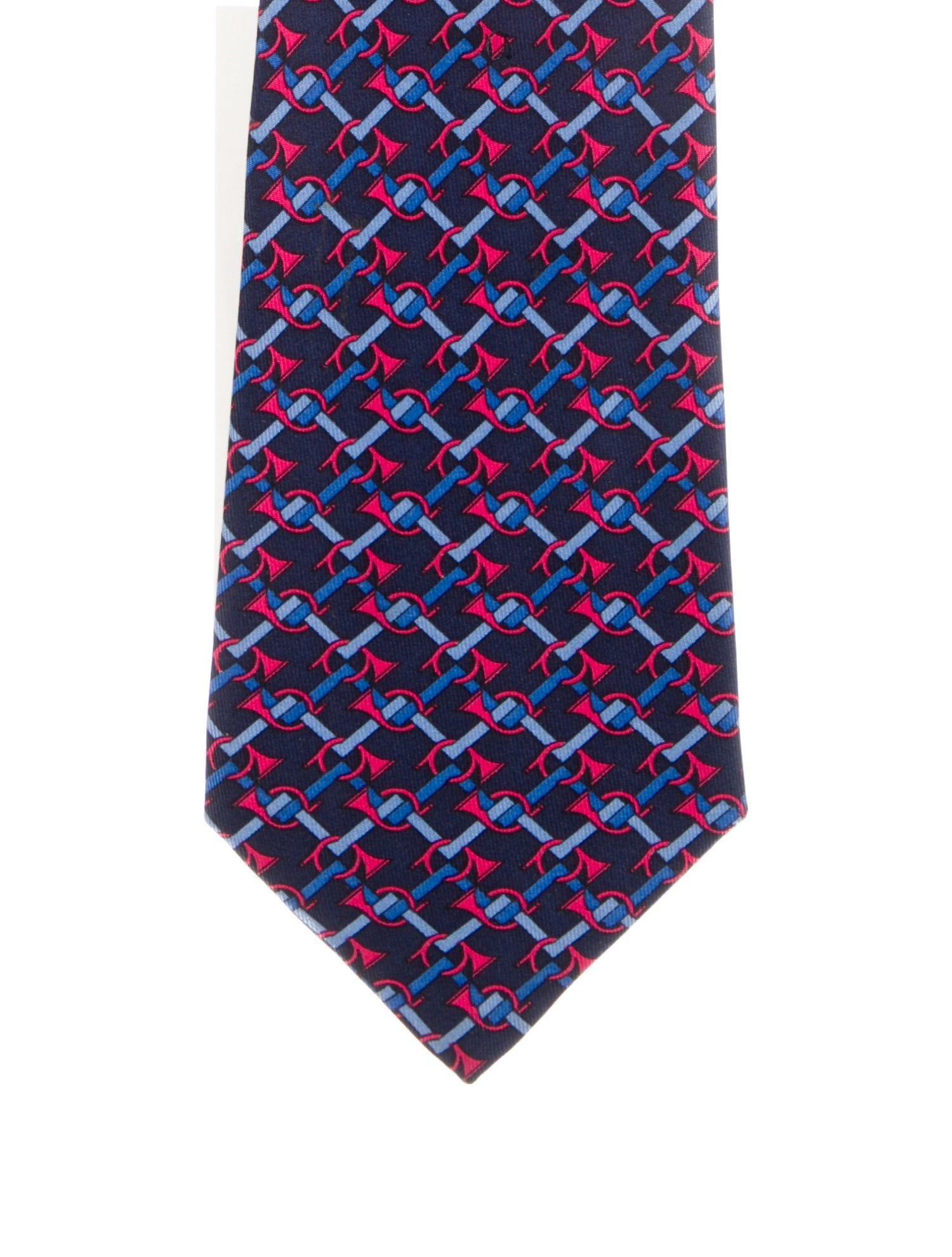 Hermès Silk Patterned Tie