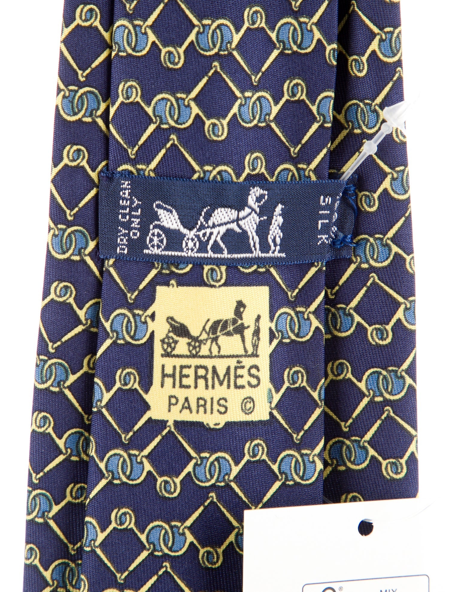 Hermès Silk Patterned Tie