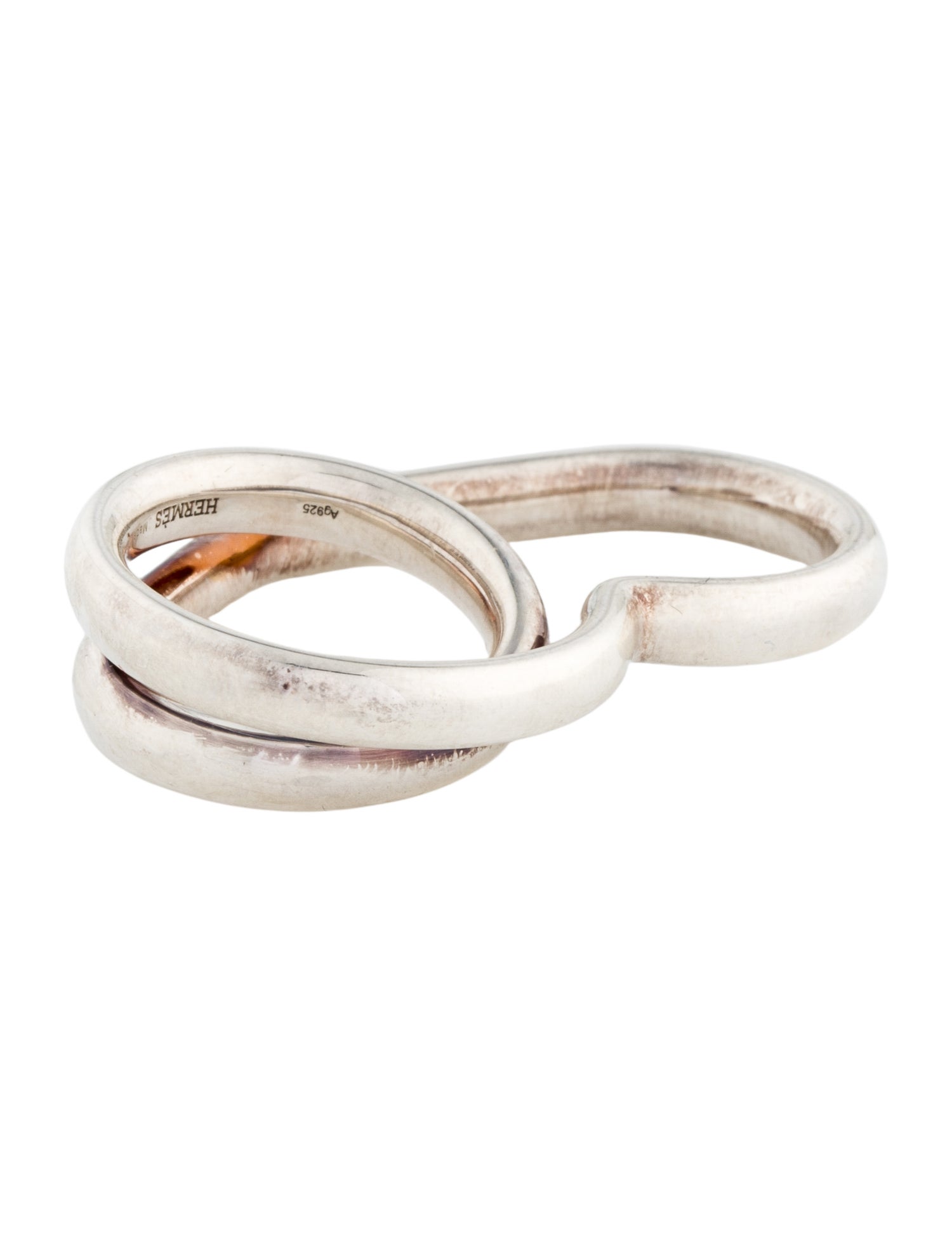 Hermès Vertige Coeur Double Ring