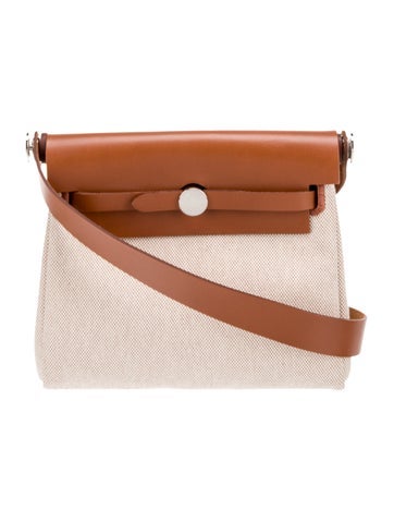 Hermès Crossbody Bags 2024 Toile & Vache Hunter Mini Herbag Zip 20 | 20cm